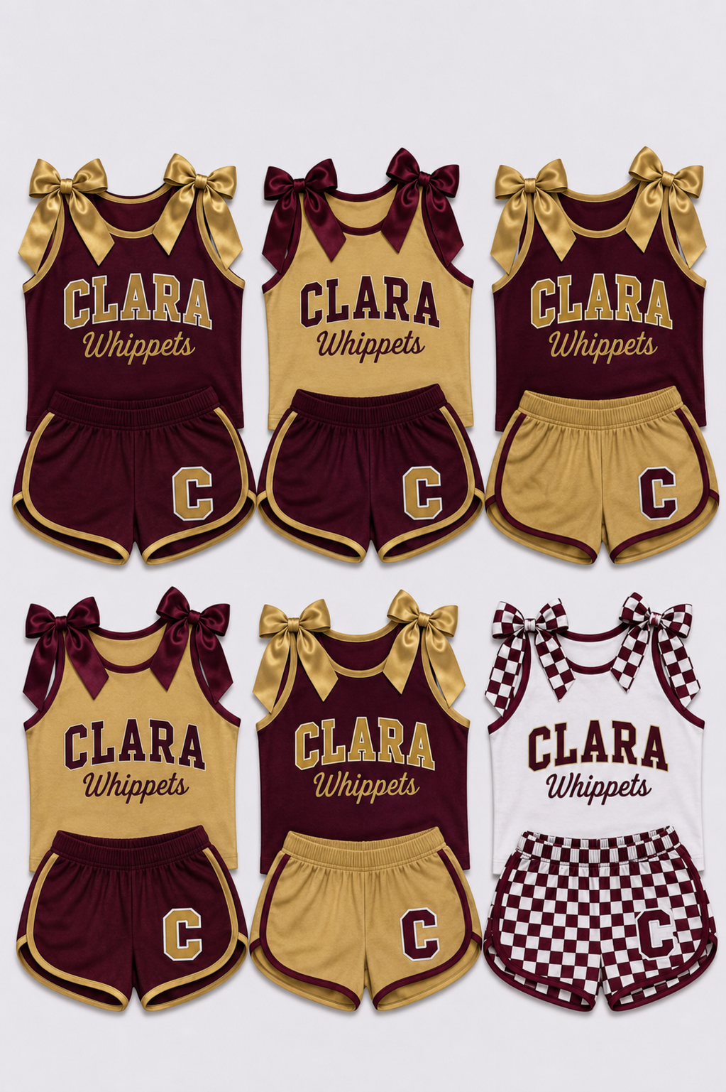 Posh Prep BowTie Cheer Outfit CLARA