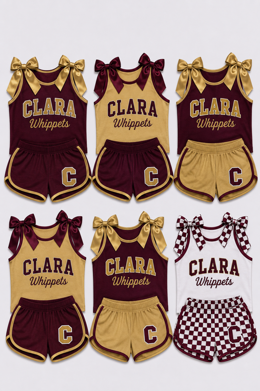 Posh Prep BowTie Cheer Outfit CLARA