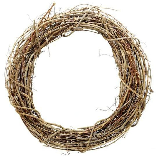 16" Round Grapevine Wreath - DECOE-035