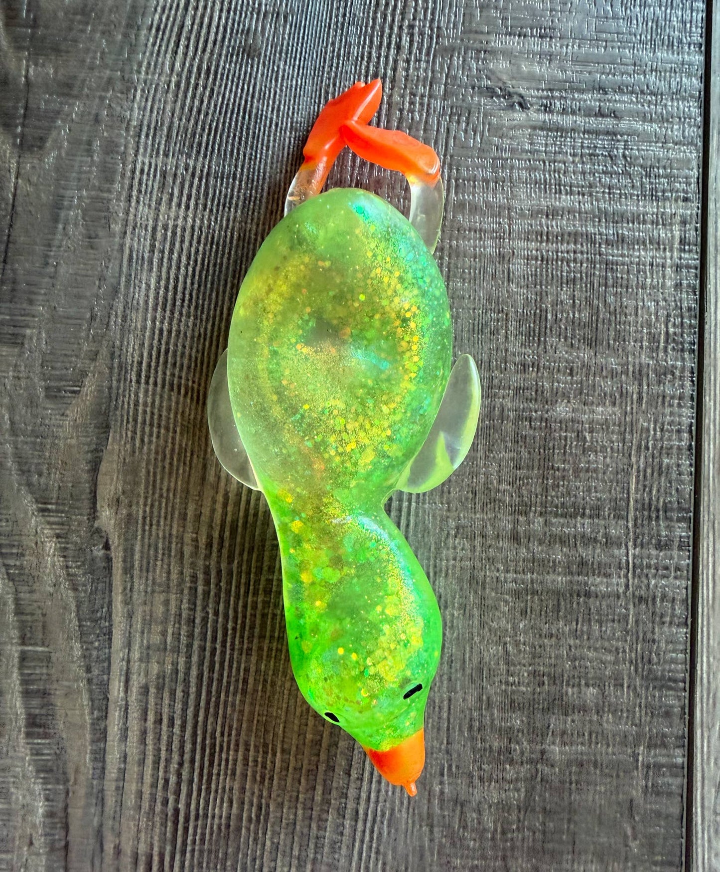 Squishy Squish Glitter Water Ducks Stress Toy