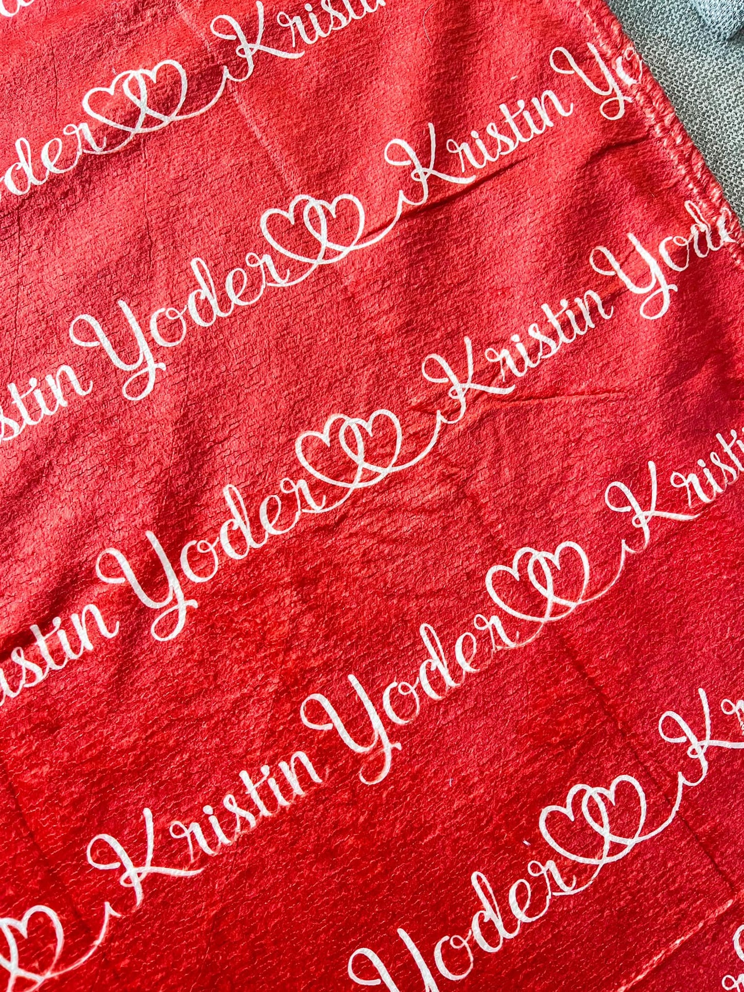 PREORDER: Repeating Name Blanket  7.7.25