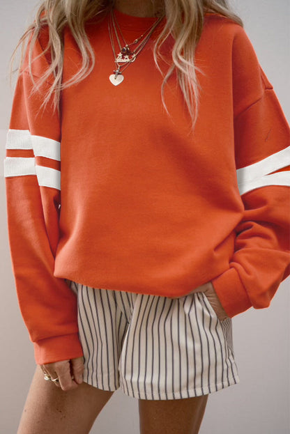Varsity Stripe Sweatshirt *MULTIPLE COLORS*  RTS