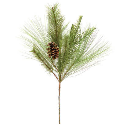 Woodland Mixed Pine Spray w/Pinecone, 20"