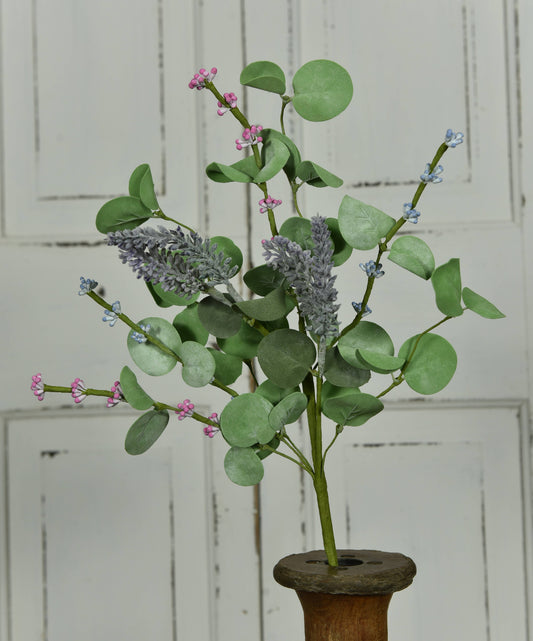Lavendar Eucalyptus 18in Pick