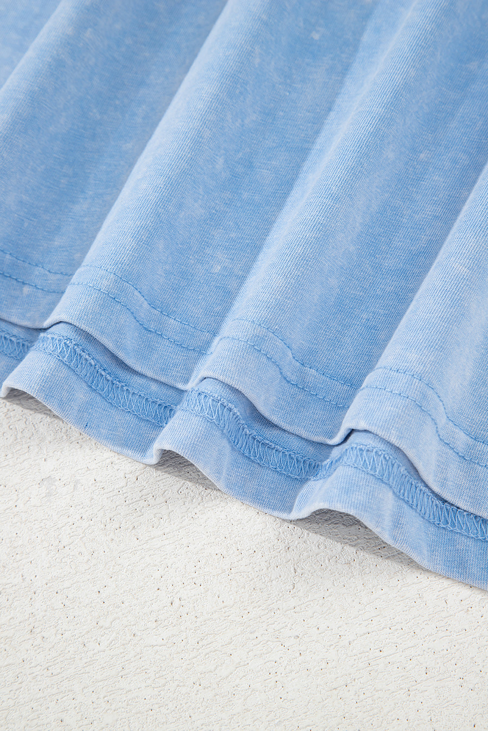 Beau Blue Mineral Wash Pocket Tank Mini Dress