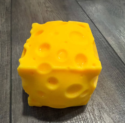 Squishy Squish Cheese Block Cube of Cheddar