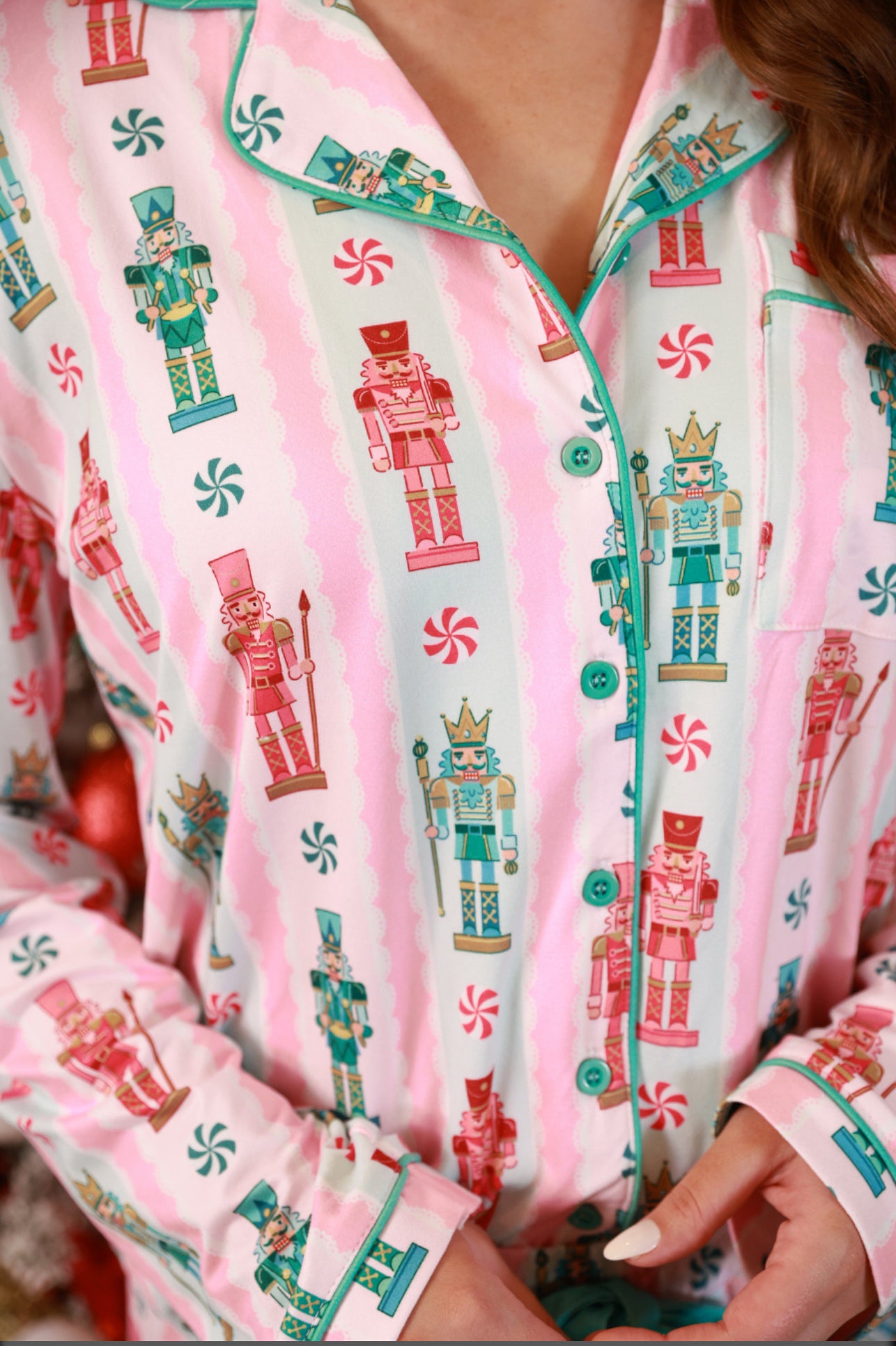Nutcracker Magic Luxe PJ set Ready to Ship Now-(Reg & Plus Size)