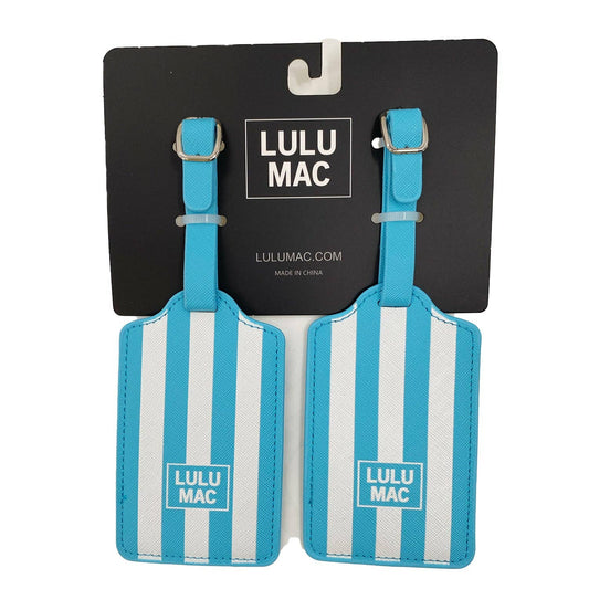 Girlie Girl Originals - LTDS-BLUE/WHITE STRIPE LUGGAGE TAG