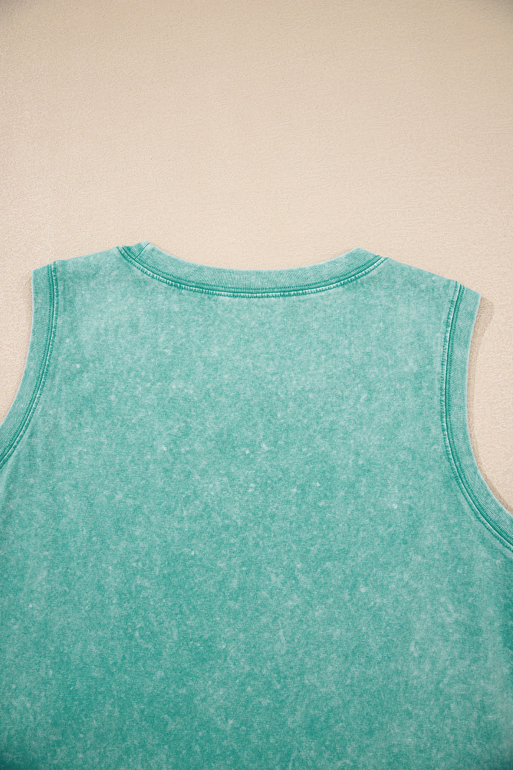 Beau Blue Mineral Wash Pocket Tank Mini Dress