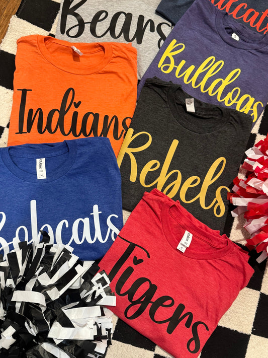 Script Mascot Tee