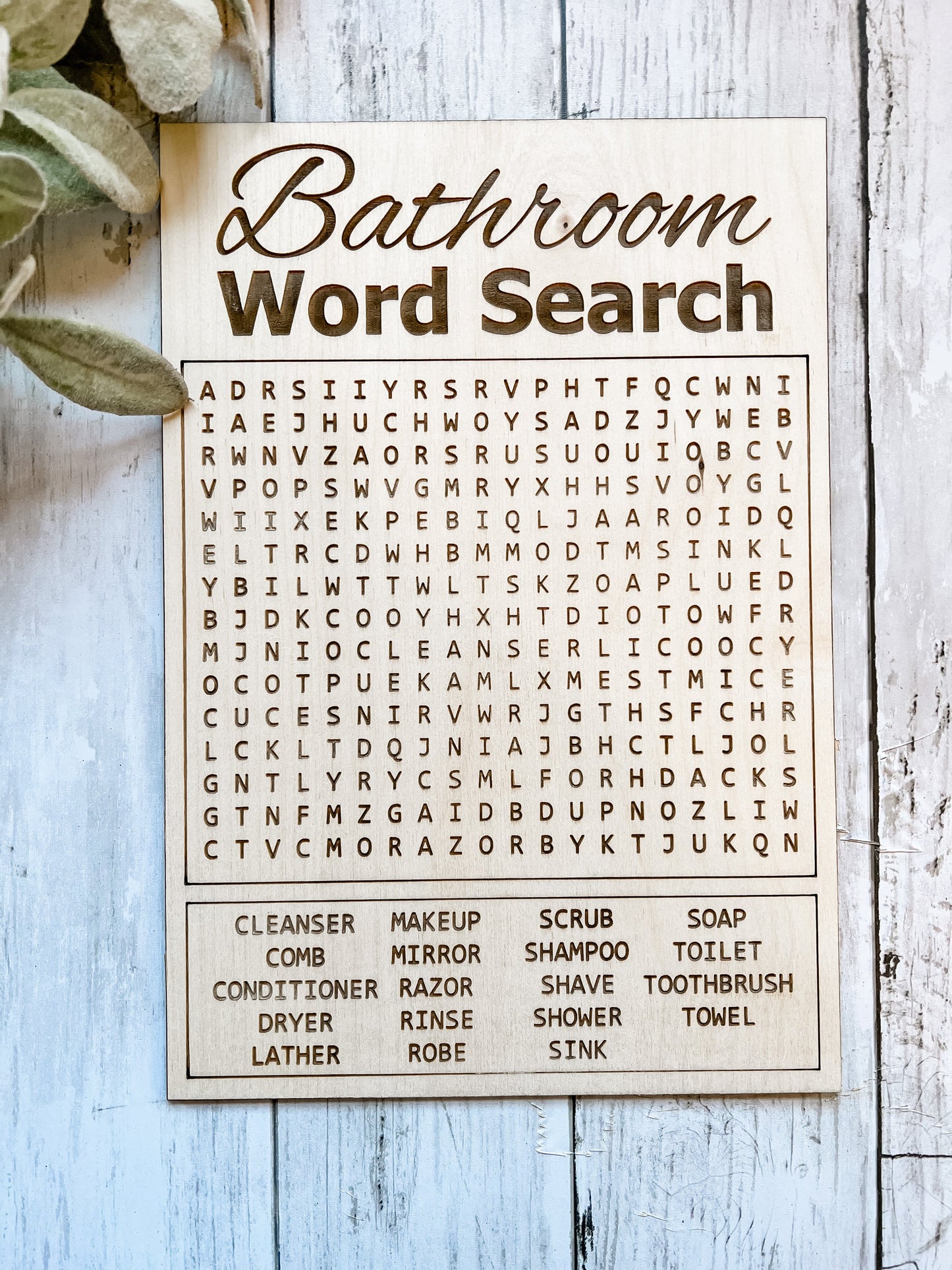 Bathroom Decor Signs