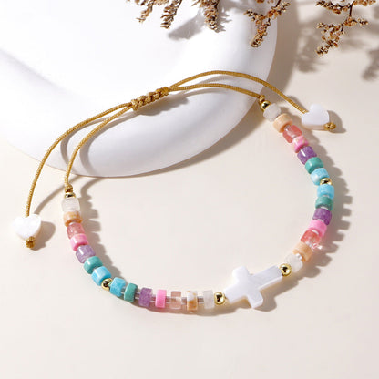 Preorder: Pastel Cross Bracelet