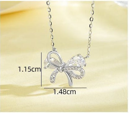 Preorder: Sterling Bow Necklace