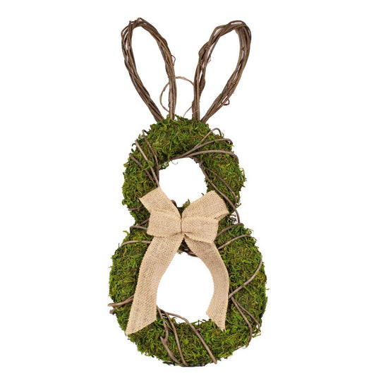 Caroline Bunny Décor   Green/Natural    9.5x20