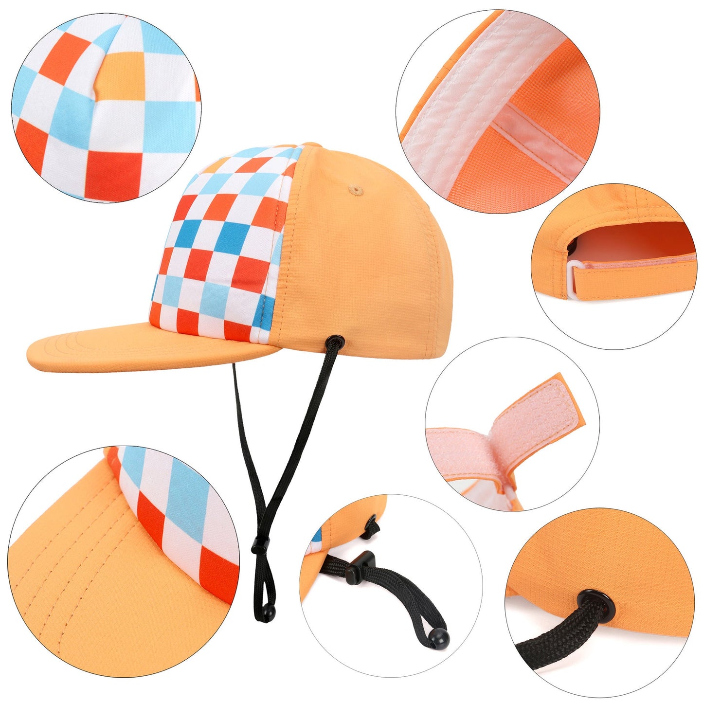 RTS: Kids Trucker Hat with Chin Strap