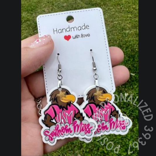 Preppy Collegiate Earrings