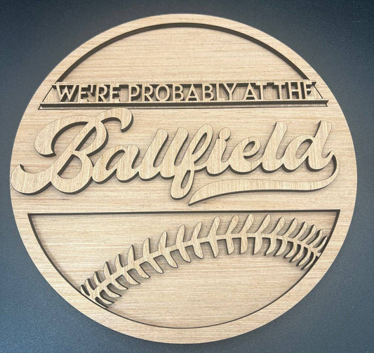 Ballfield Door Hanger DiY