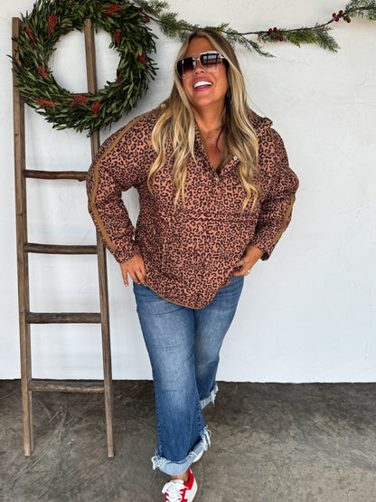 PREORDER- PRINTED PEYTON PUFFER JACKET