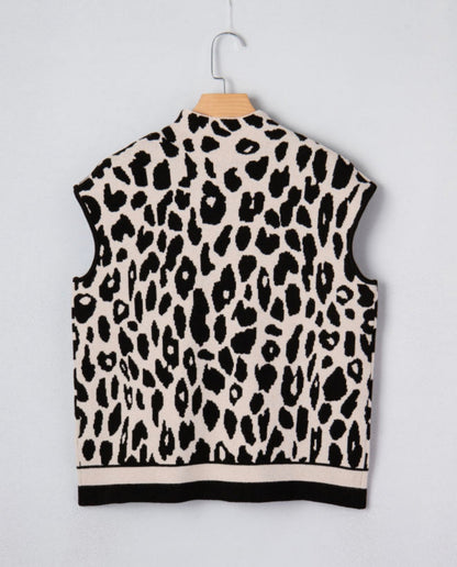Black Leopard Sweater