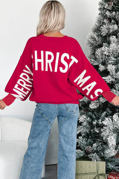 Ho Ho Ho Merry Loose Sweater FB
