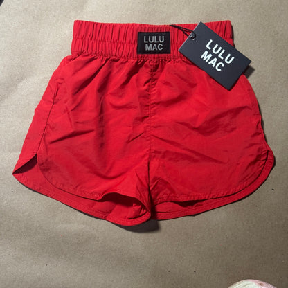 Lulu Mac Toddler Shorts-Red