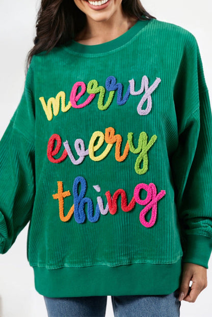 Merry Little Thing Loose Sweatshirt RTS