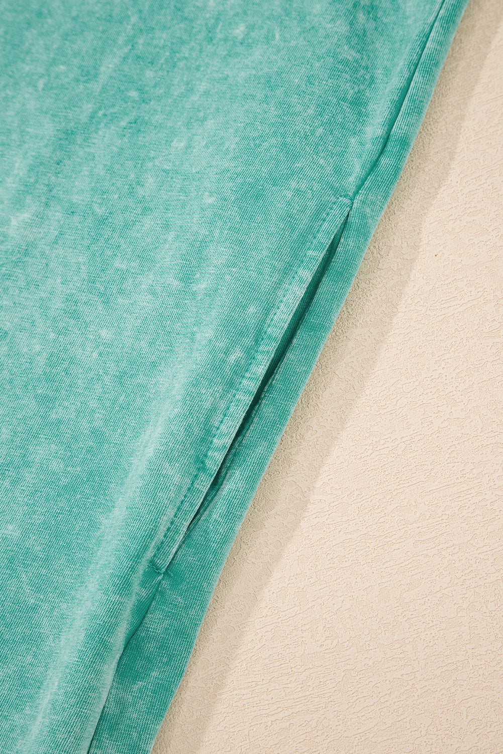 Beau Blue Mineral Wash Pocket Tank Mini Dress