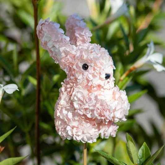 Hydrangea Bunny Pick   Light Pink   2.25x13.75x3.5