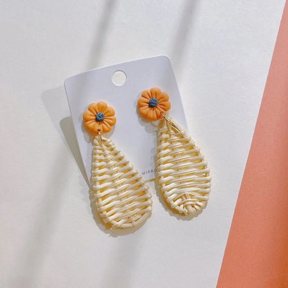 *Preorder: Summer Floral Clay Dangles*