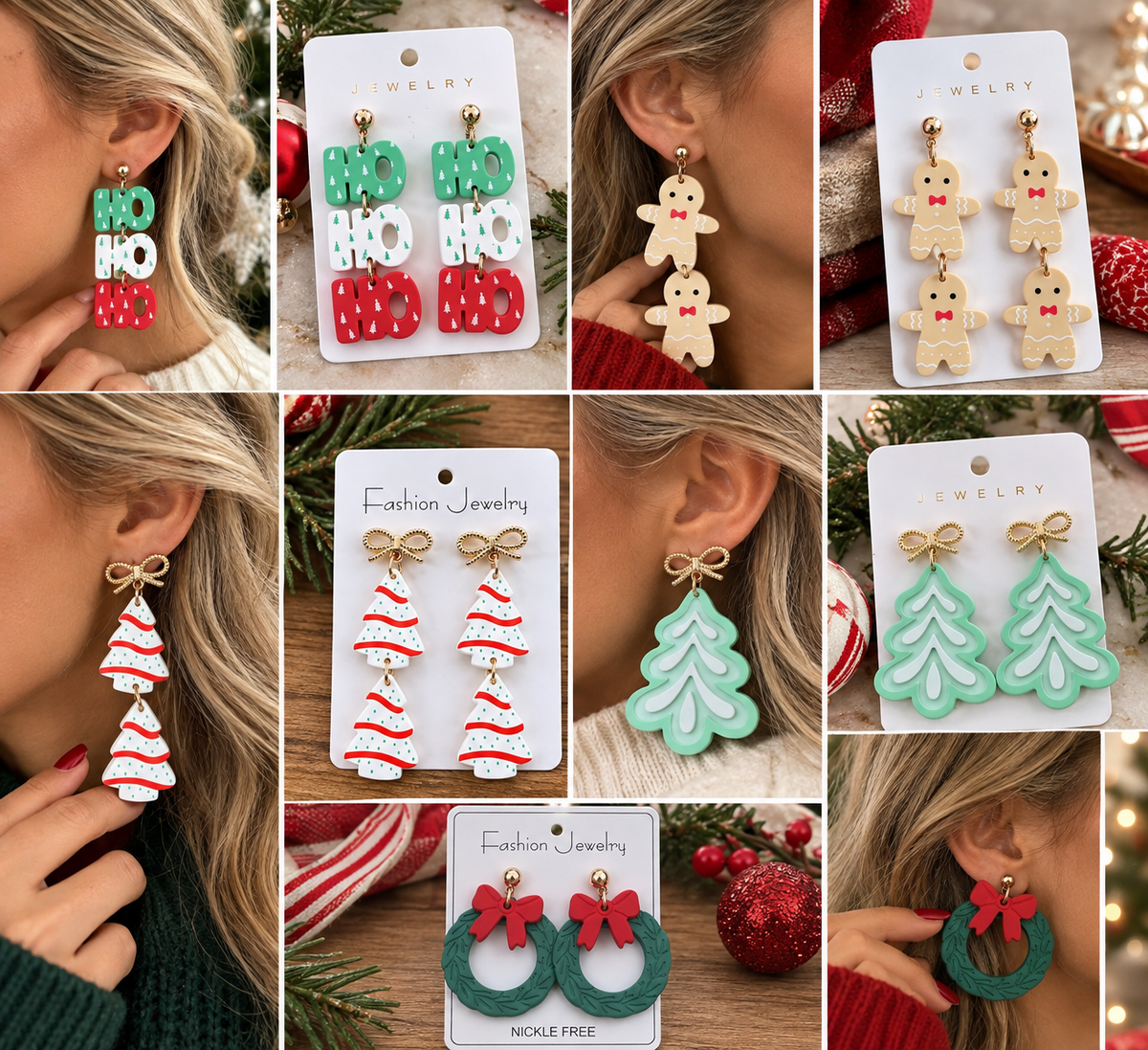 Holiday Earrings RTS