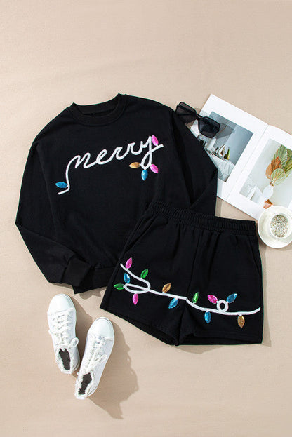 Merry Light String Pullover Set