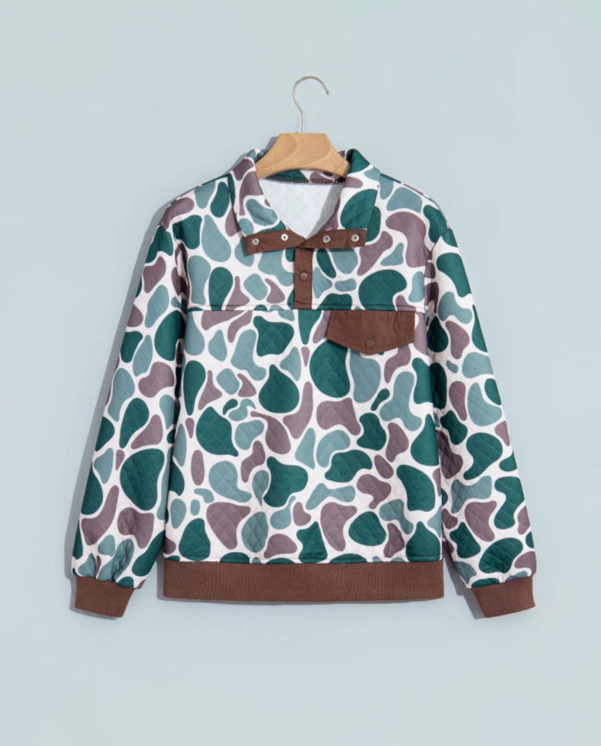 Retro Camo Pullover