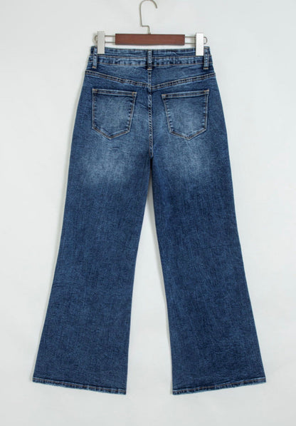 Blue Acid Wash Jeans (Light or Dark Wash) RTS