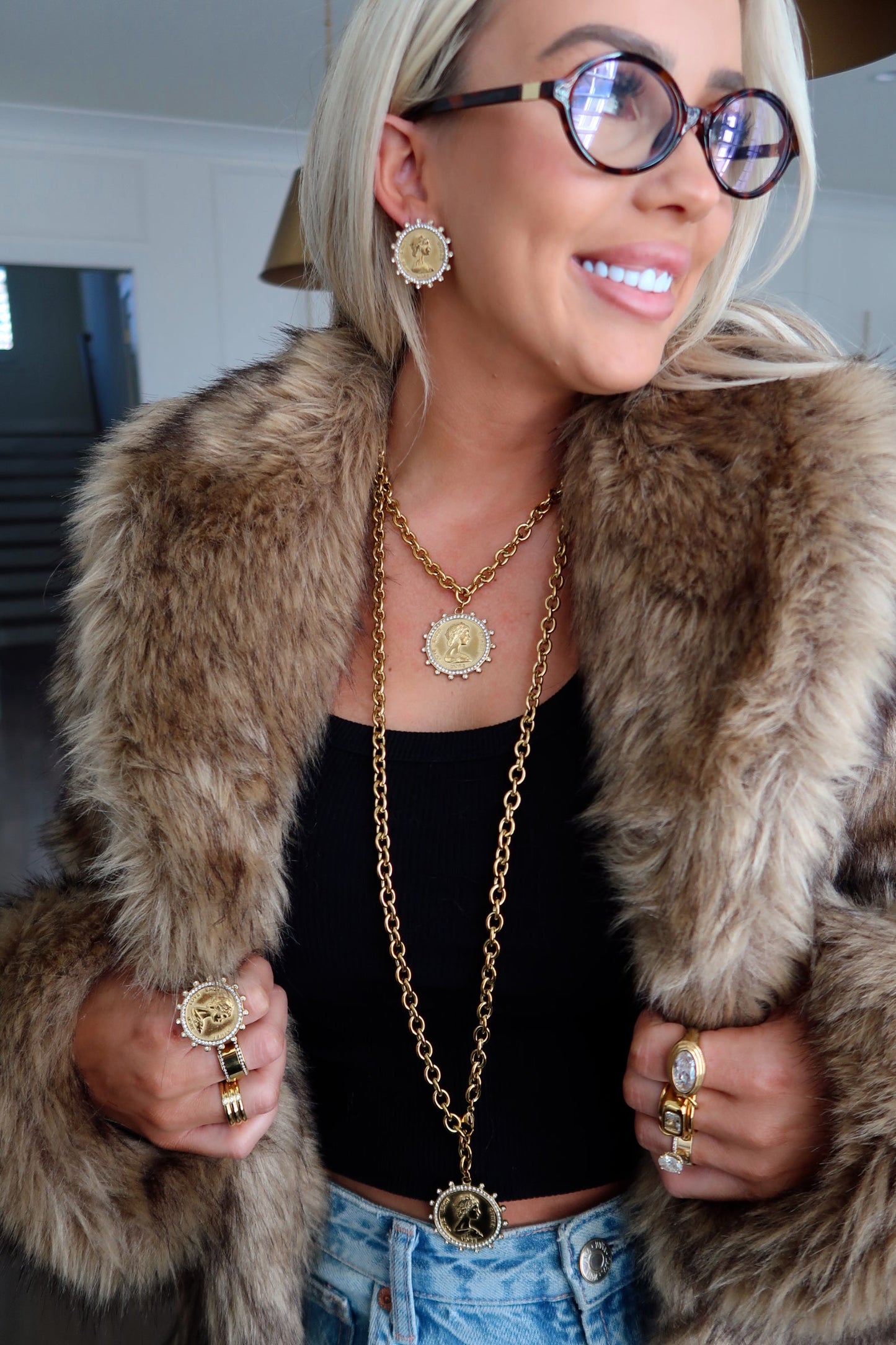 BLING COIN RING