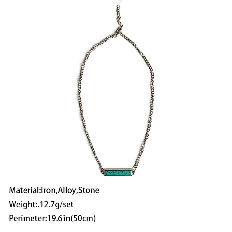 *Preorder: Turquoise Bar Necklace*