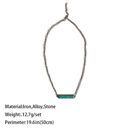 *Preorder: Turquoise Bar Necklace*