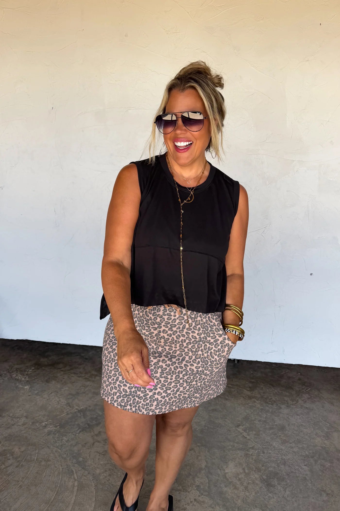 Blakeley Wild Side Cheetah Skirt-Preorder-Arriving week of 7/13