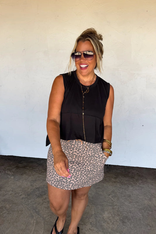 Blakeley Wild Side Cheetah Skirt-Preorder-Arriving week of 7/13