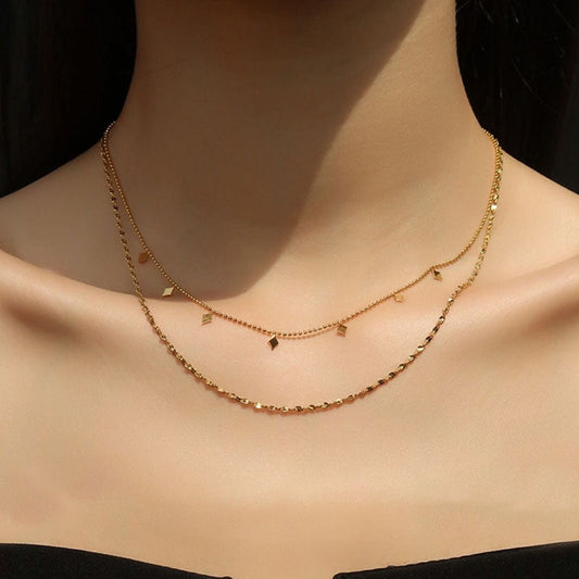 *Preorder: Layered Diamond Necklace*