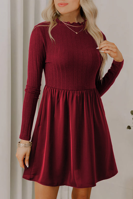 Frilled Neck Dress FB