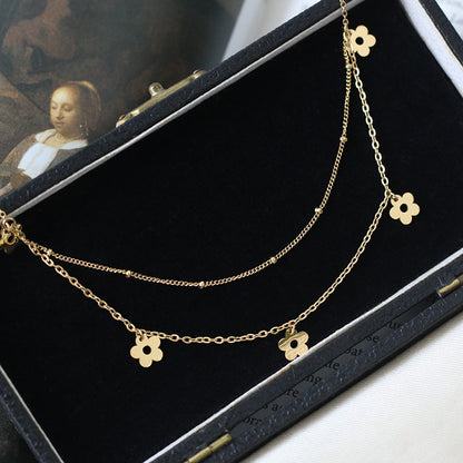 *Preorder: Layered Floral Necklace*