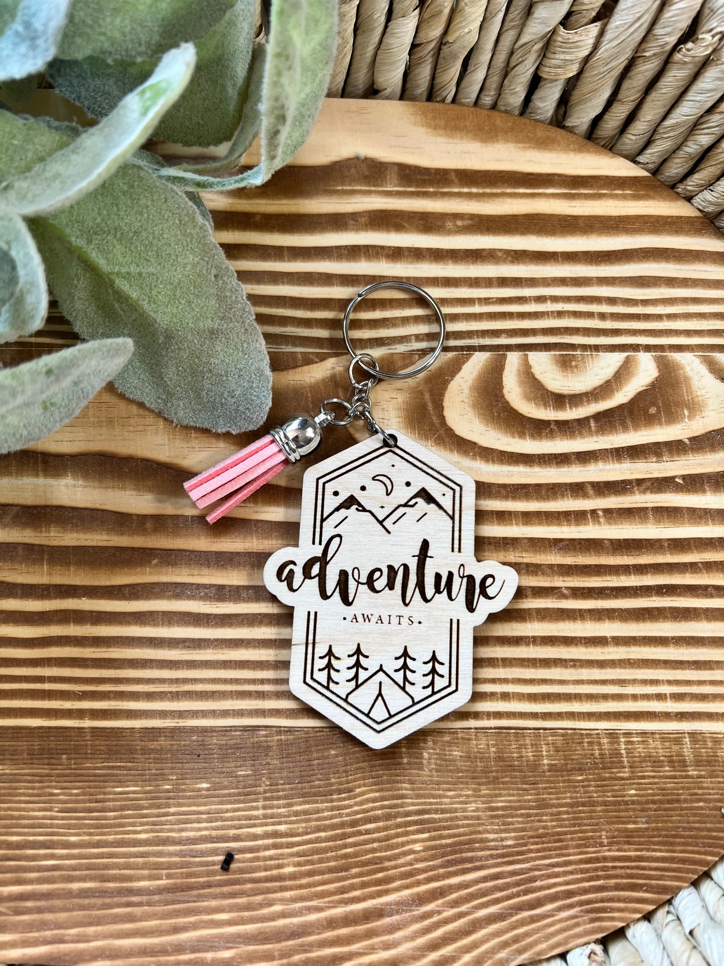 Adventure Awaits Keychain