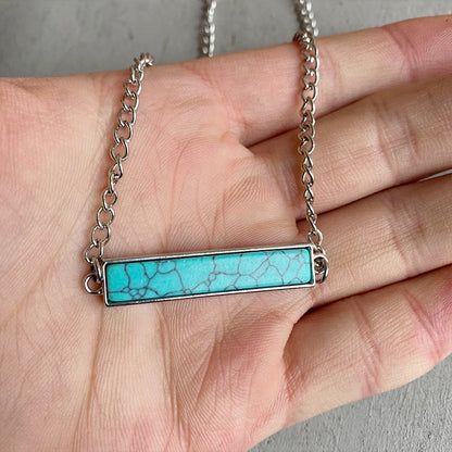 *Preorder: Turquoise Bar Necklace*