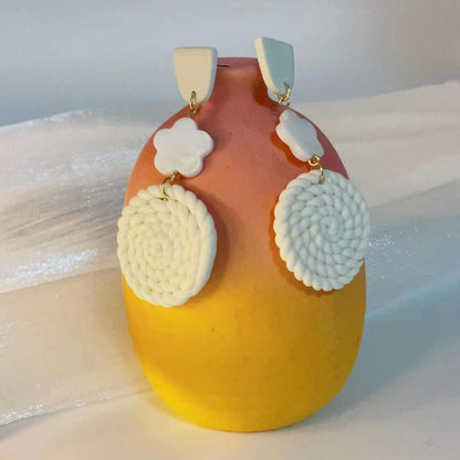 *Preorder: Summer Floral Clay Dangles*