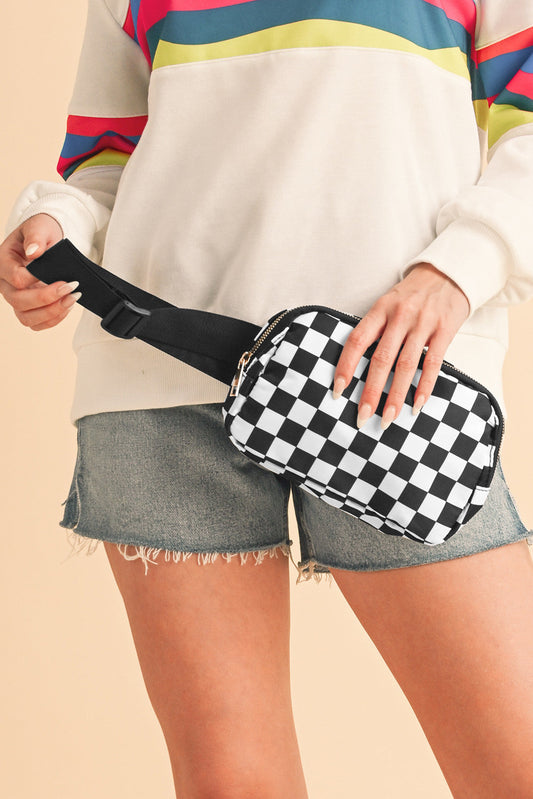 Checkered Crossbody Bag FB