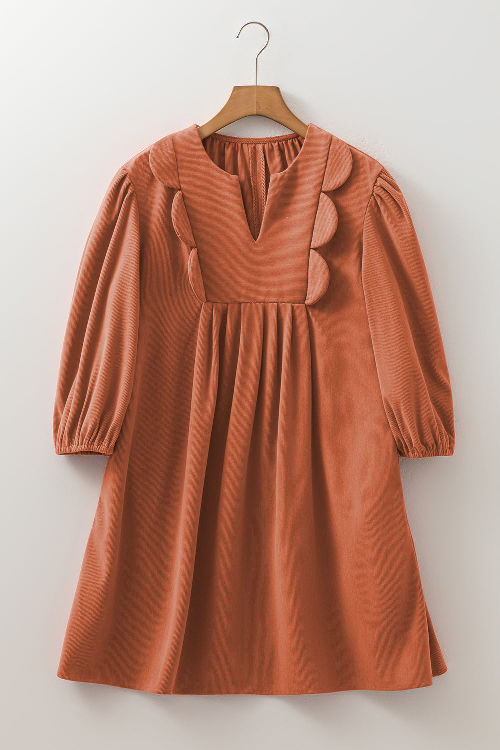 Cinnamon Corduroy Mini Dress RTS