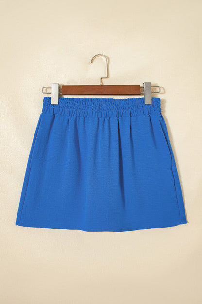 Blue Elastic Skort RTS
