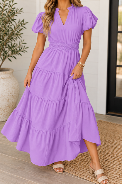 Waist Tiered Dress