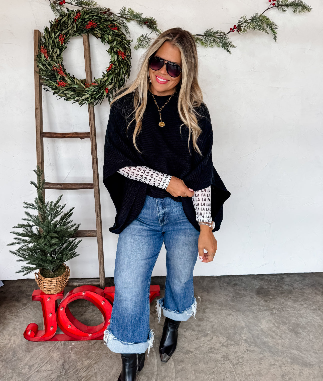 The Blakeley Mesh Holiday Print Top-Preorder Closes 9/3 @8PM CST