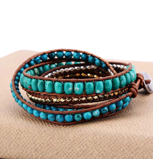 *Preorder: Turquoise Wrap Bracelet*